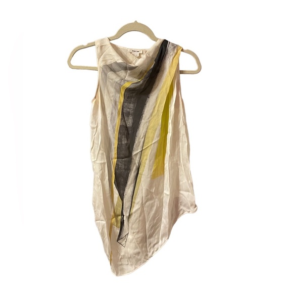 HELMUT LANG ASYMMETRICAL SILK TANK - Picture 1 of 7
